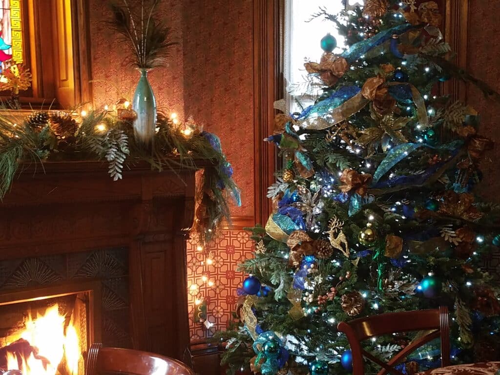 Holiday decor at the Historic Webster House in Bay City