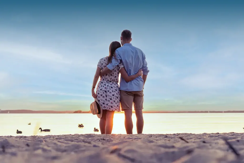 Couple on the beach