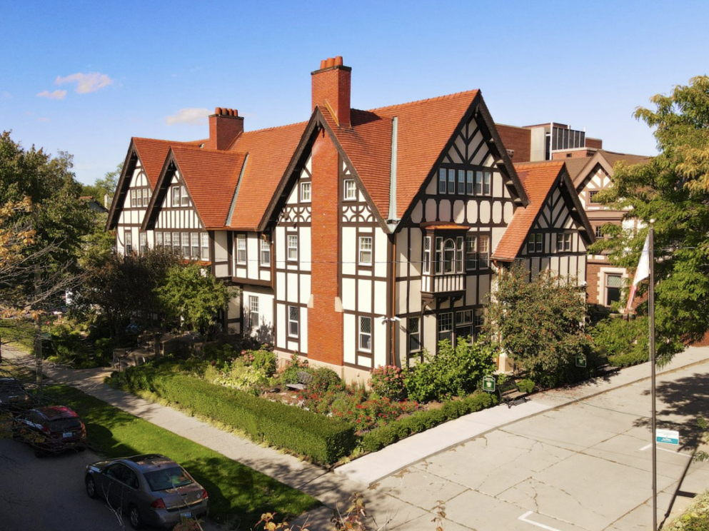 Frederick K Stearns House in Detroit Michigan. Shot taken on a sunny day.