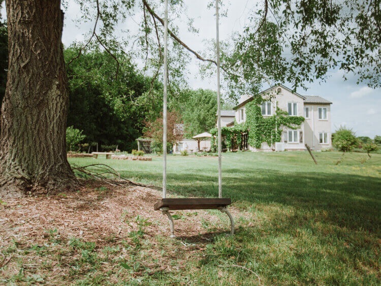 Backyard at Grey Hare Inn