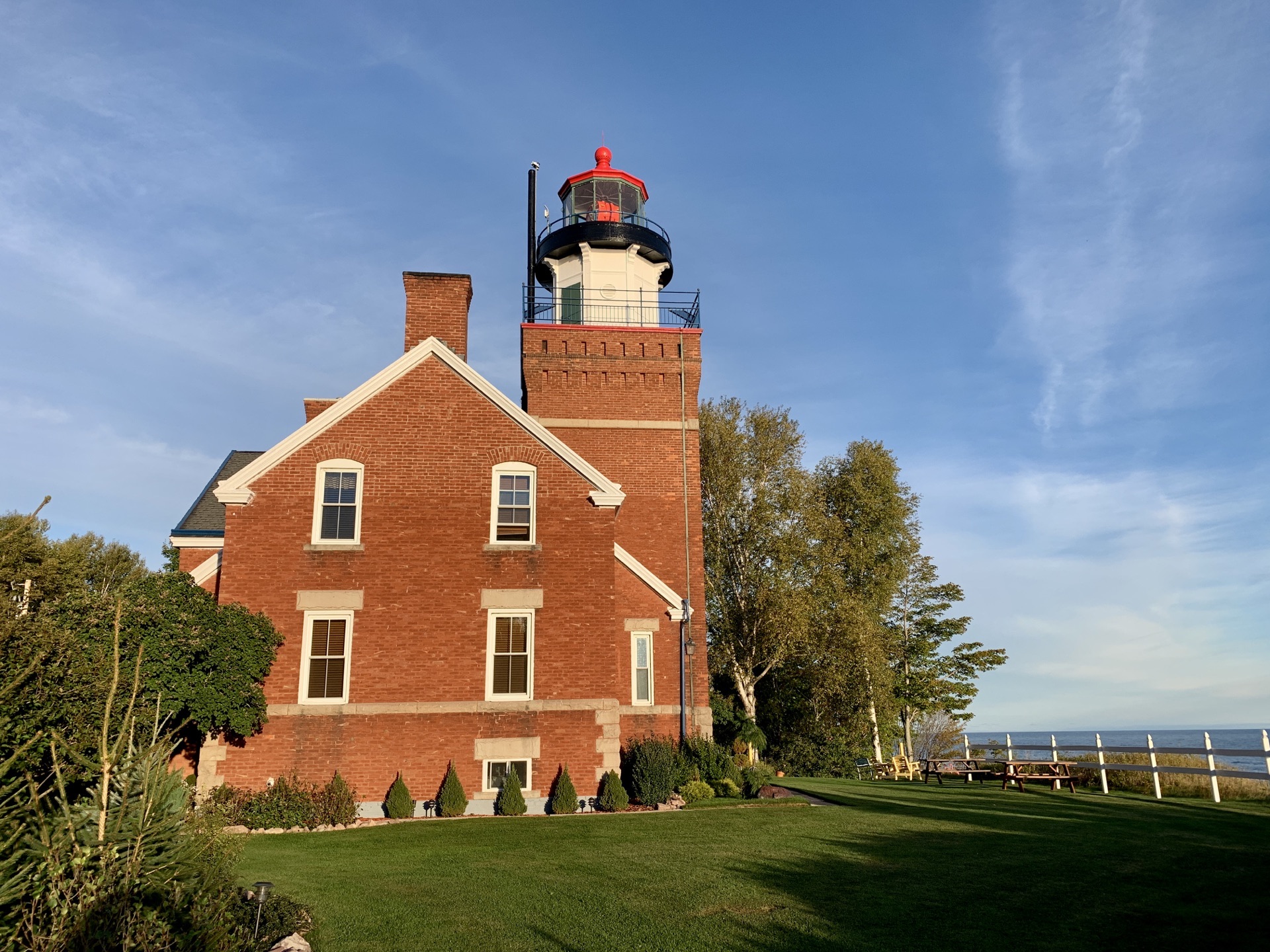 exterior view of Big Bay Lighthouse