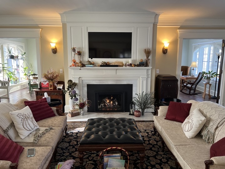 Formal Living Room at the Leonard at Logan