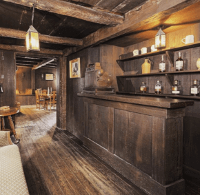 17th century New England Tavern in the basement of Newton Of Ypsi