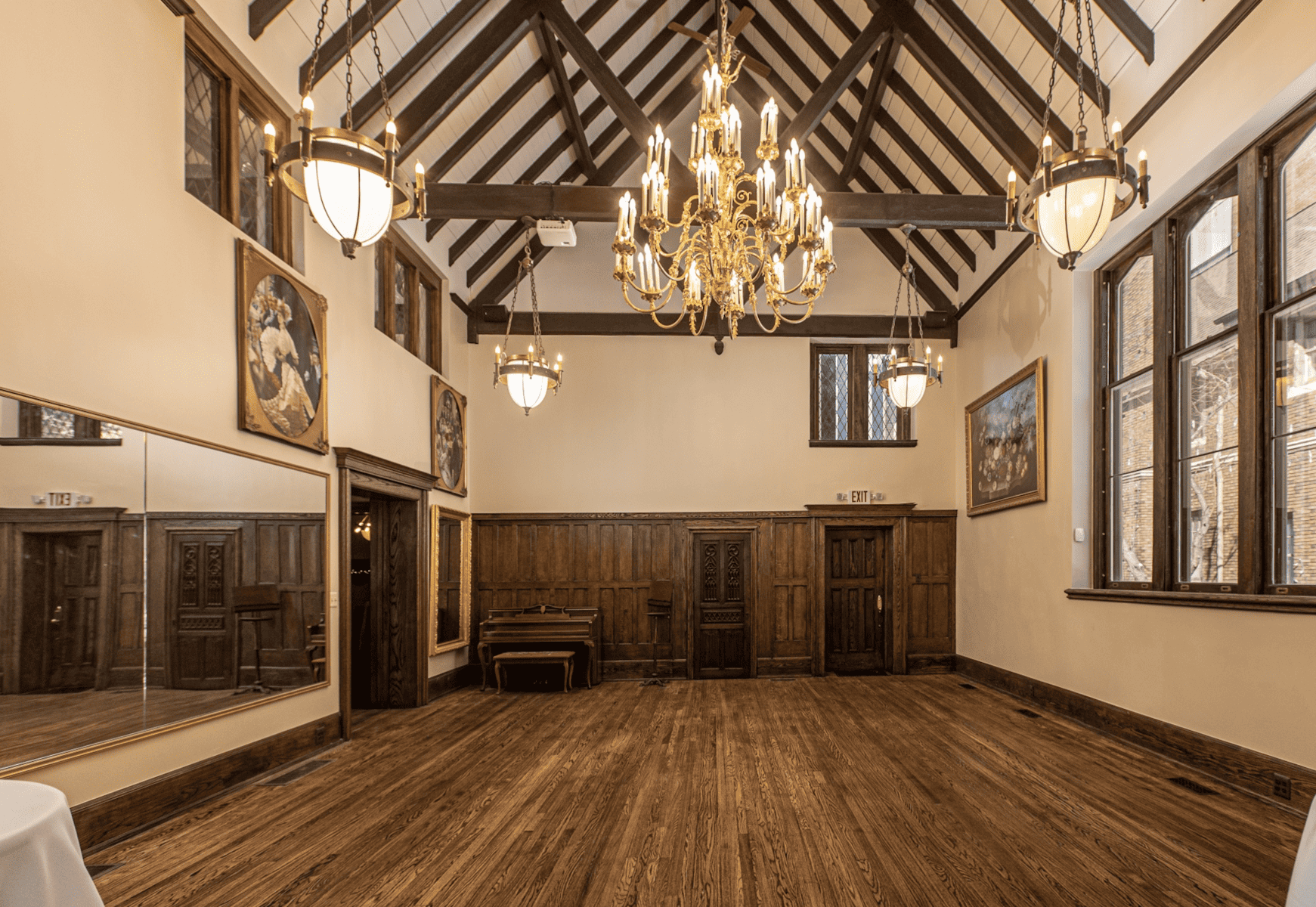 Grand ballroom at the Frederick K Stearns