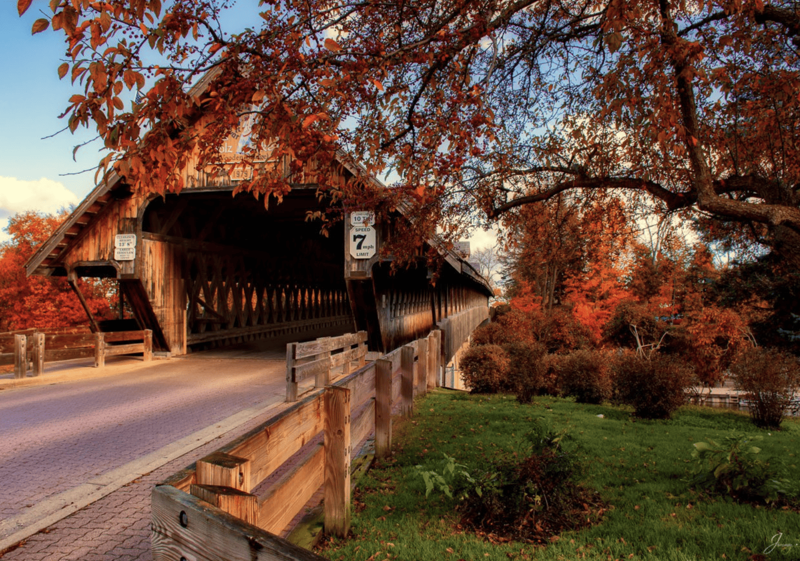 Covered bridge in Frankenmuth