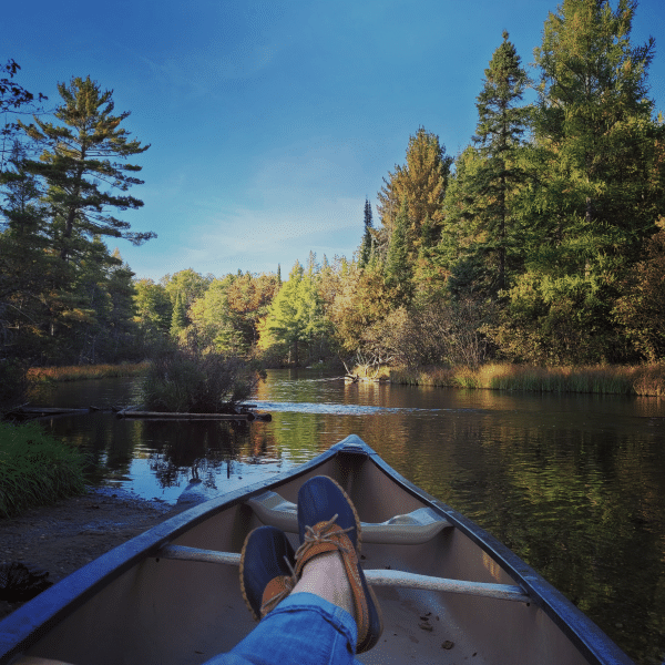 Borchers Au Sable Grayling Michigan, Lazy Kayaking