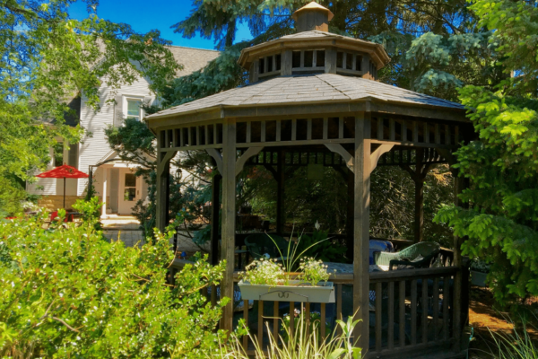 Gazebo at the Inn at Old Orchard Road