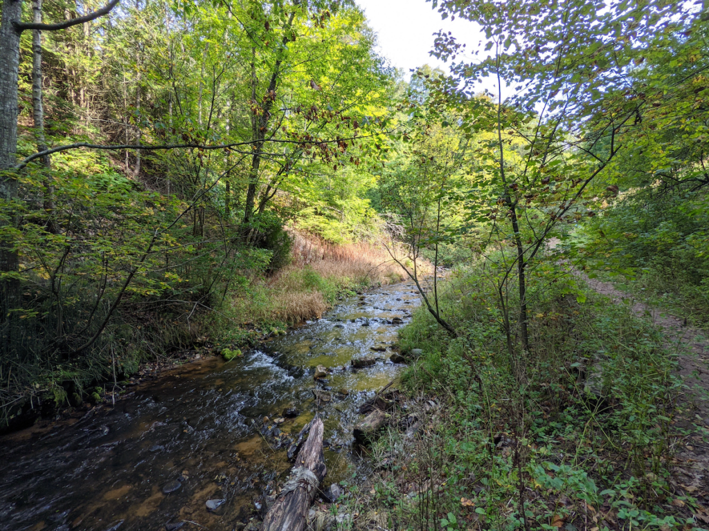 Hiking trail along the Ocqueoc.River