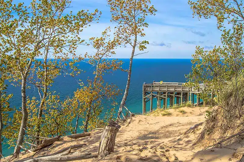 Sleeping Bear Dunes beach